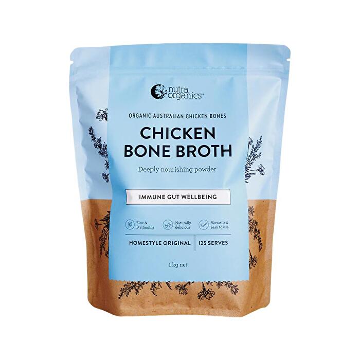 Nutra Organics Nutra Org Org Bone Broth Chicken Homestyle Original 1kg