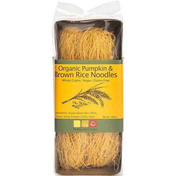 Nutritionist Choice Rice Noodles Pumpkin & Brown 200g