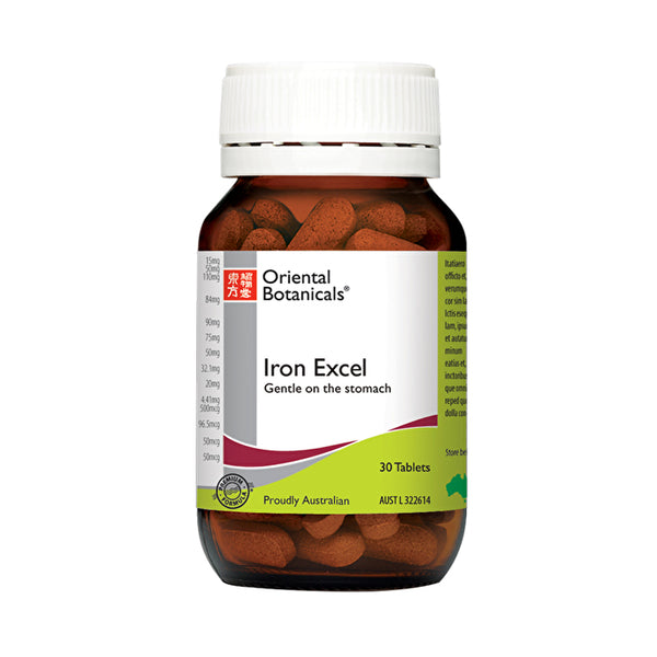 Oriental Botanicals Iron Excel **sell Through**