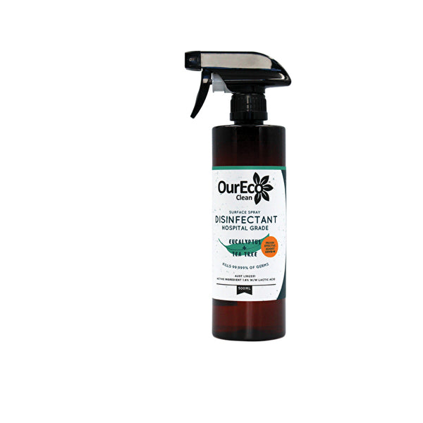 OurEco Clean Disinfectant Surface Spray Hospital Grade (Eucalyptus + Tea Tree) 500ml