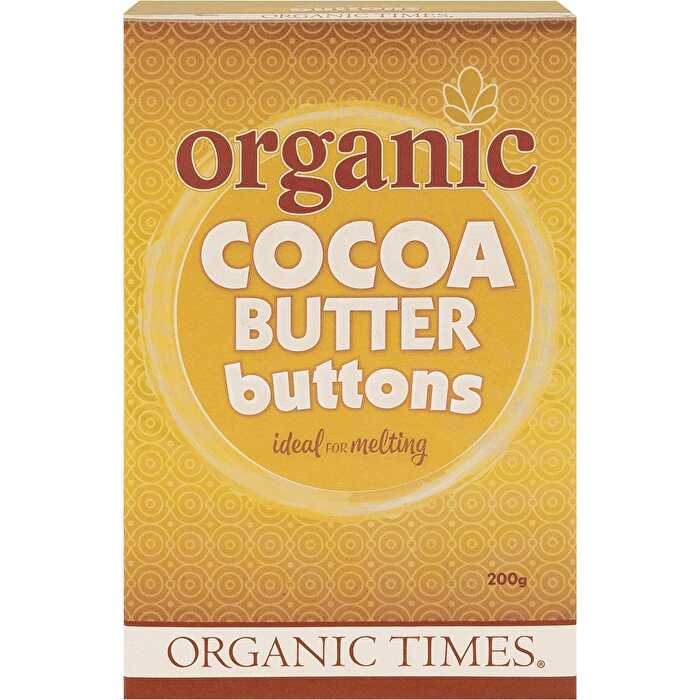 Organic Times Cocoa Butter Buttons 200g