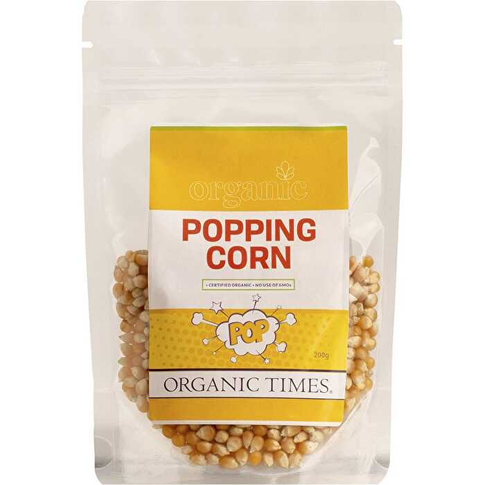 Organic Times Popping Corn 200g