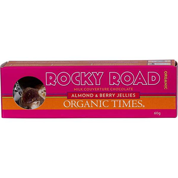 Organic Times Rocky Road Milk Chocolate 60g