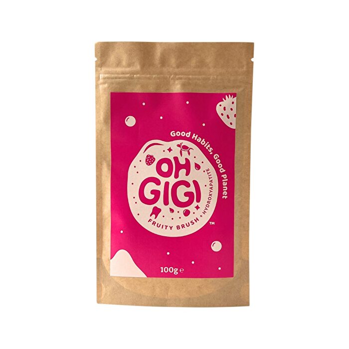 OhGiGi ohGiGi Tooth Powder + Hydroxyapatite Fruity Brush Refill 100g