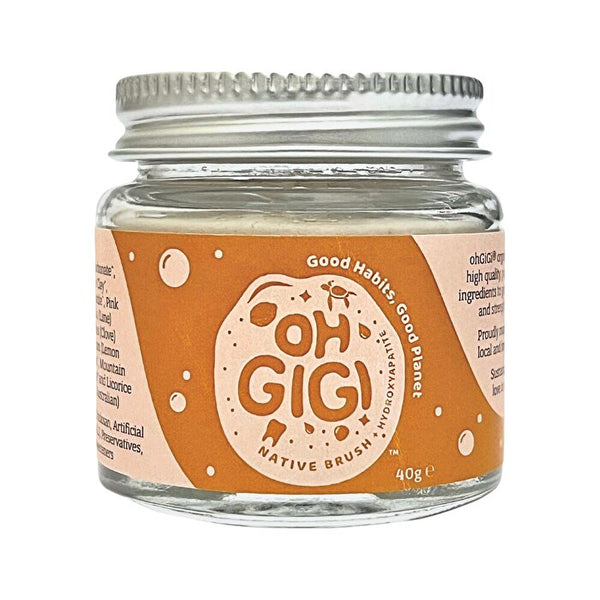 OhGiGi ohGiGi Tooth Powder + Hydroxyapatite Native Brush 40g