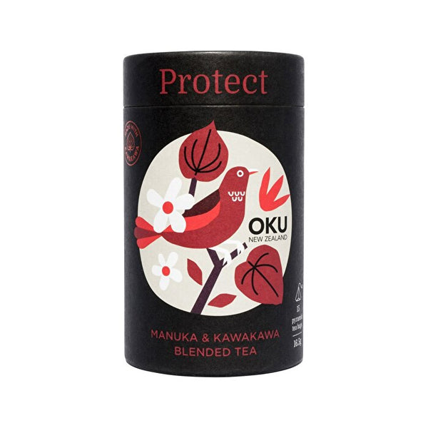 OKU New Zealand Protect Manuka & Kawakawa Blended Tea x 15 Tea Bags