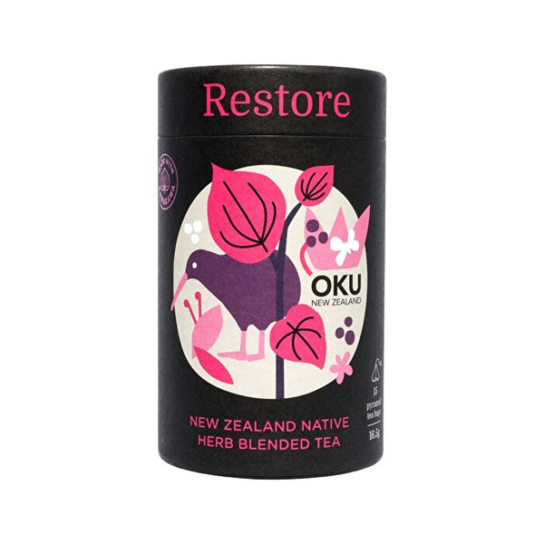 OKU New Zealand Restore Native Herb Blended Tea x 15 Tea Bags