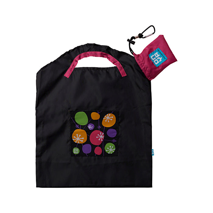 Onya Reusable Shopping Bag Black Retro (Small)