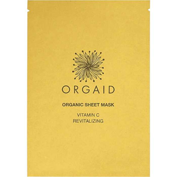 Orgaid Organic Sheet Mask Vitamin C & Revitalizing 24ml