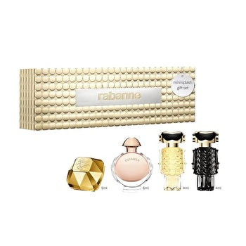 Paco Rabanne Feminine Set Lady Million 5ml/olympea 6ml/fame Parfum 4ml/fame Eau De Parfum 4ml 19ml