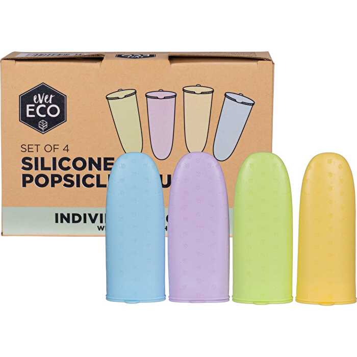 Ever Eco Silicone Popsicle Moulds 4pk