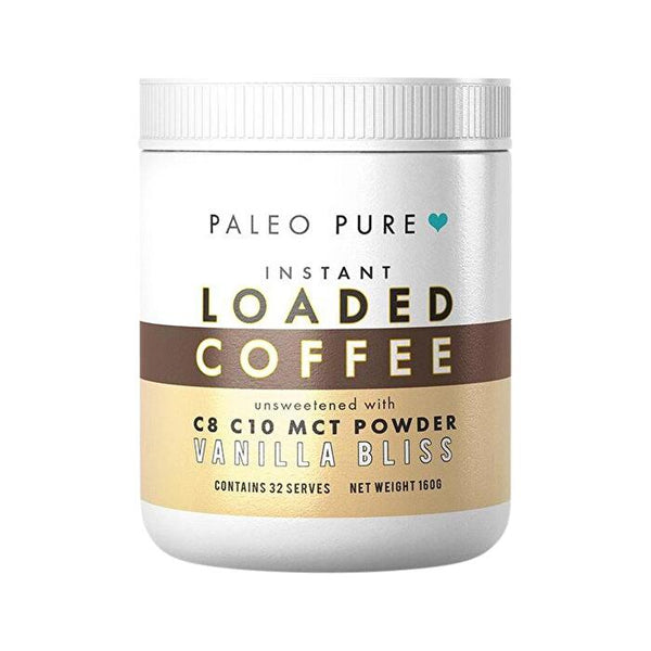 Paleo Pure (pencon Aust) Paleo Pure Loaded Coffee Vanilla Bliss 160g