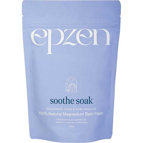 Epzen Magnesium Bath Flakes Soothe Soak 500g