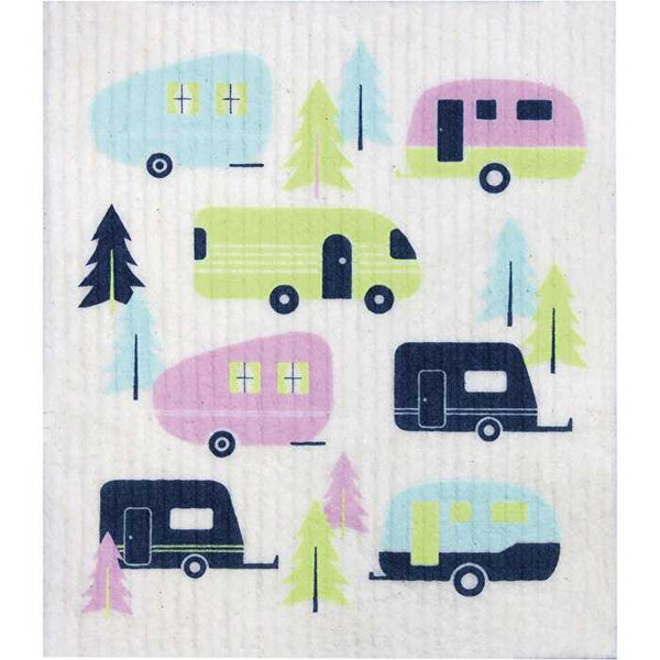 Retrokitchen 100% Compostable Sponge Cloth Caravan