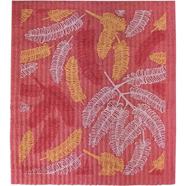 Retrokitchen 100% Compostable Sponge Cloth Poinciana Leaves