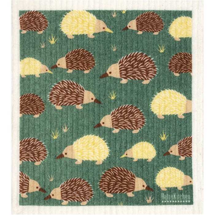 Retrokitchen 100% Compostable Sponge Cloth Echidnas