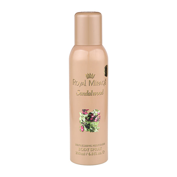 Royal Mirage Body Spray Sandalwood 200ml