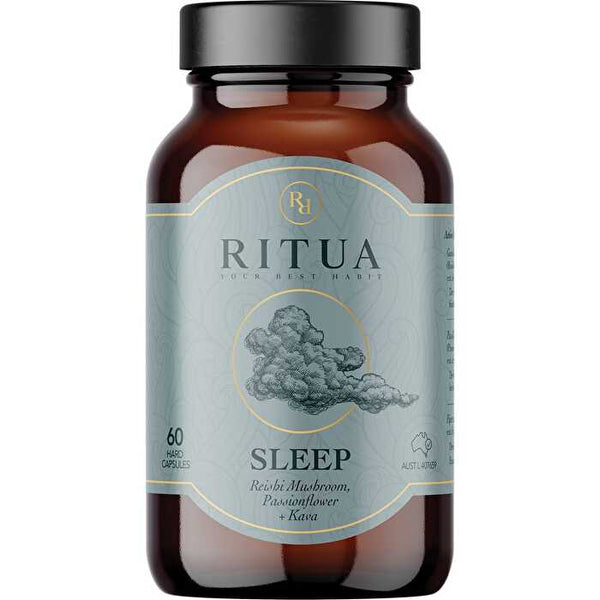 Ritua SLEEP Reishi Mushroom Passionflower Kava 60 Caps