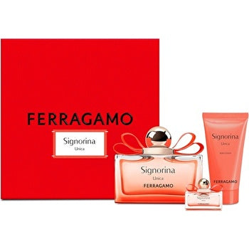 Salvatore Ferragamo Signorina Unica Woman Set Eau De Parfum + Eau De Parfum 5ml+ Body Lotion 50ml 100ml