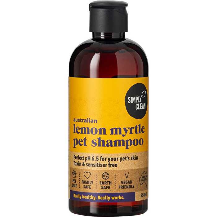 Simply Clean Pet Shampoo Lemon Myrtle 250ml