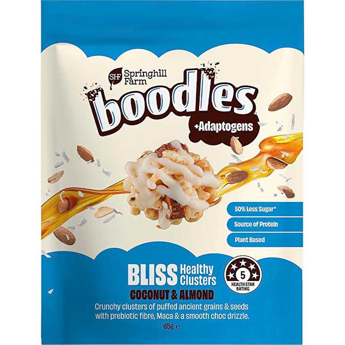 Springhill Farm Boodles Healthy Clusters BLISS Coconut & Almond 65g ...