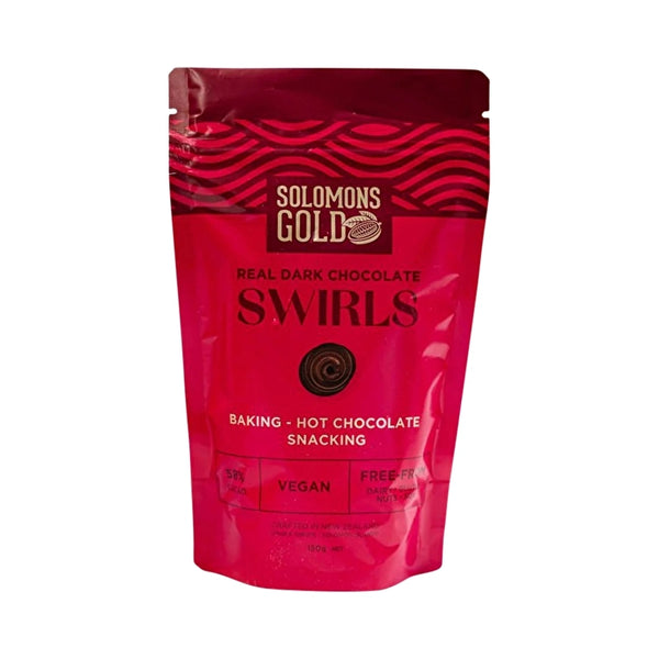 Solomons Gold Chocolate Swirls Dark 150g