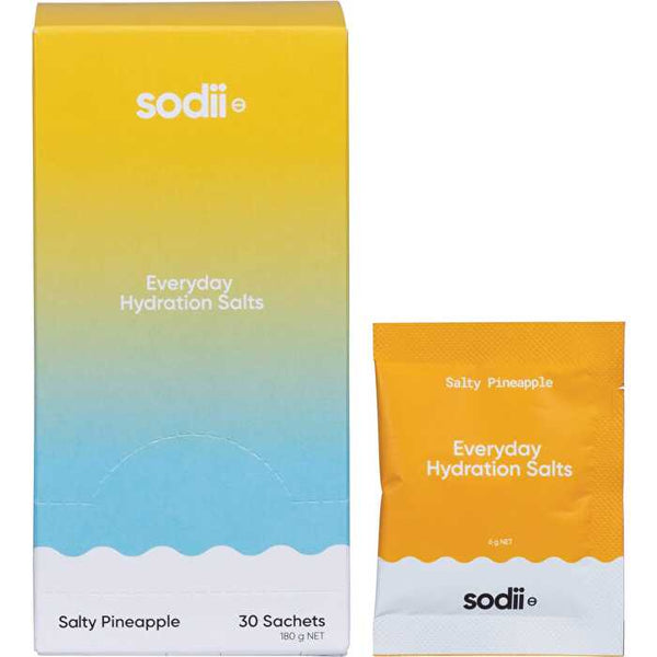 Sodii Everyday Hydration Salts Salty Pineapple 30pk