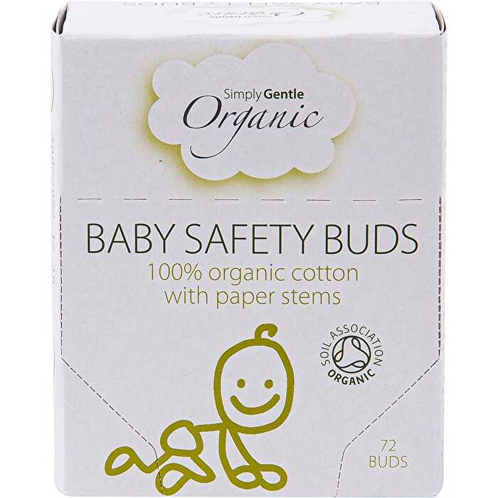 Simply Gentle Organic Baby Safety Buds 72pk