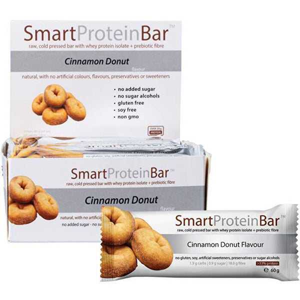 Smart Protein Bar Cinnamon Donut Protein Bar 12x60g