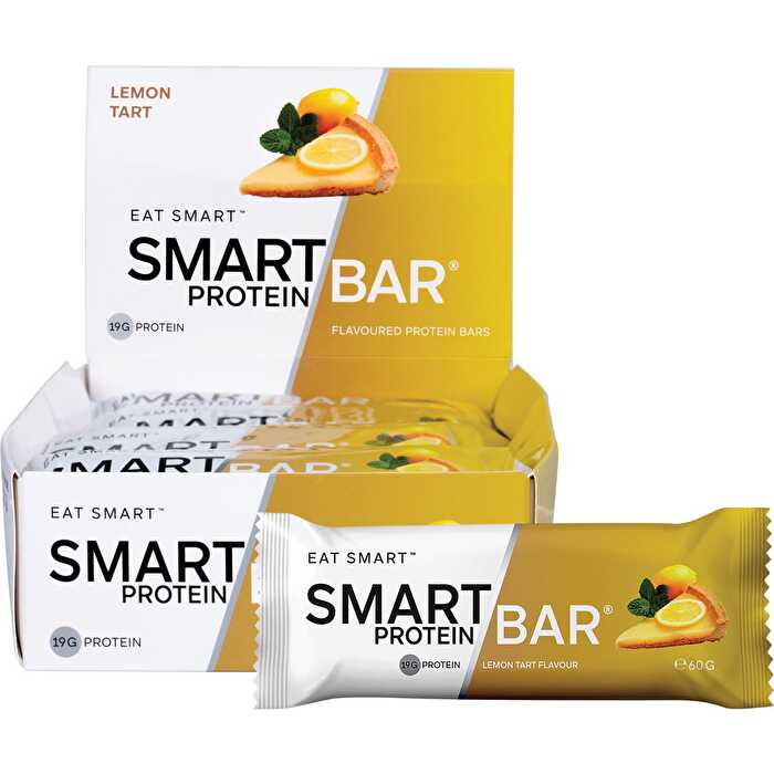 Smart Protein Bar Lemon Tart Flavour Protein Bar 12x60g