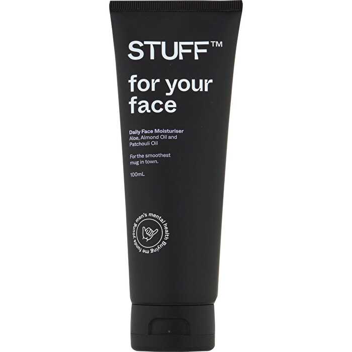 Stuff Daily Face Moisturiser Aloe, Almond & Patchouli Oil 100ml