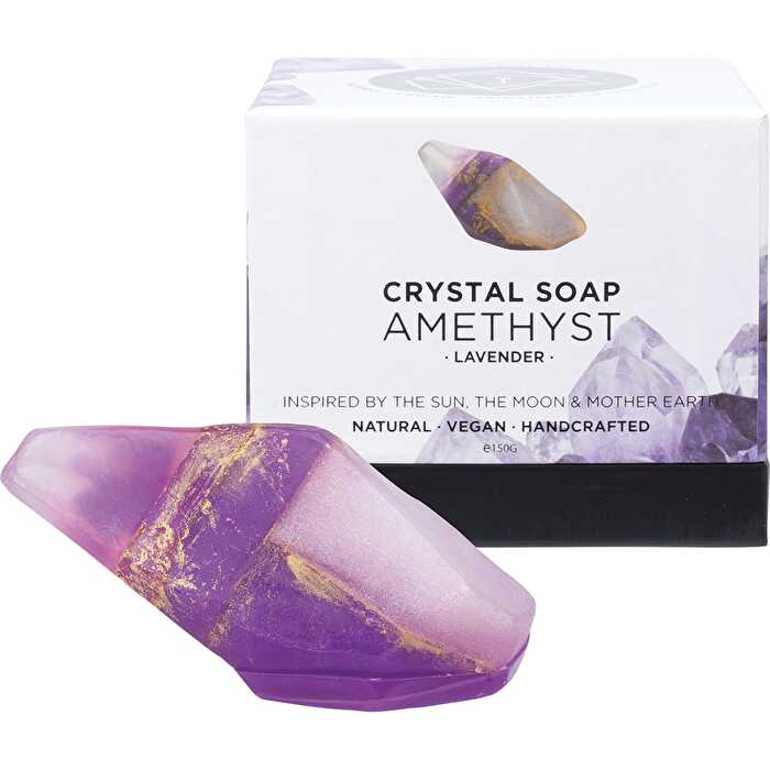 Summer Salt Body Crystal Soap Amethyst Lavender 150g