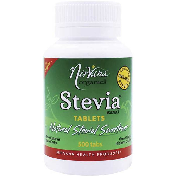 Nirvana Organics Stevia Tablets 500 Tabs