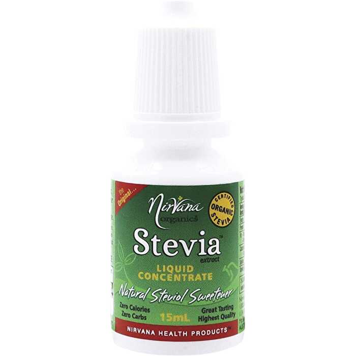 Nirvana Organics Stevia Liquid 15ml