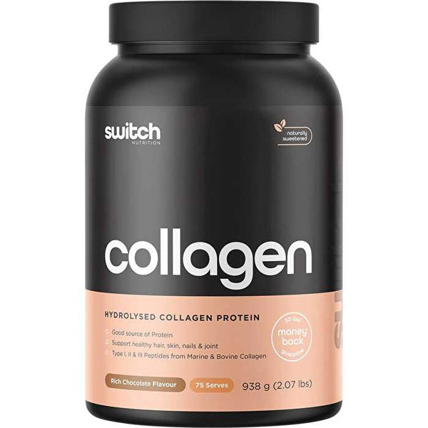 Switch Nutrition Hydrolysed Collagen Protein Rich Chocolate 938g