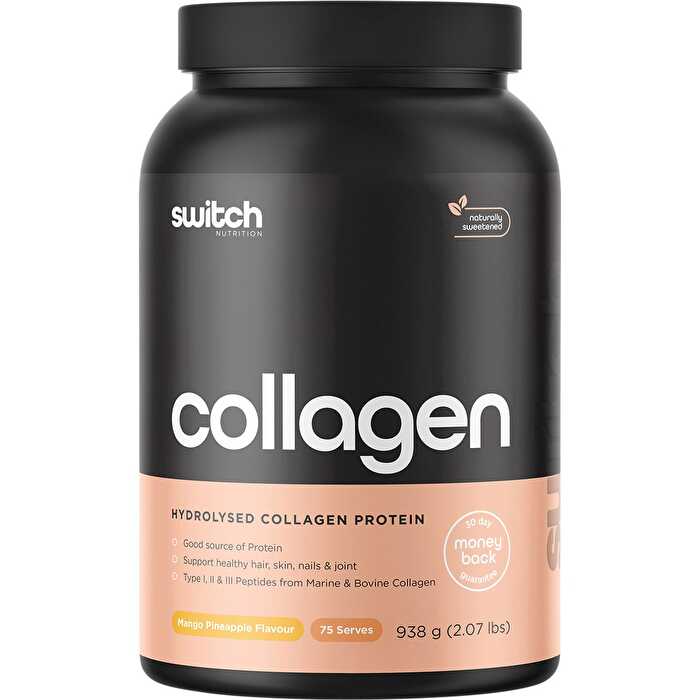 Switch Nutrition Hydrolysed Collagen Protein Mango Pineapple 938g