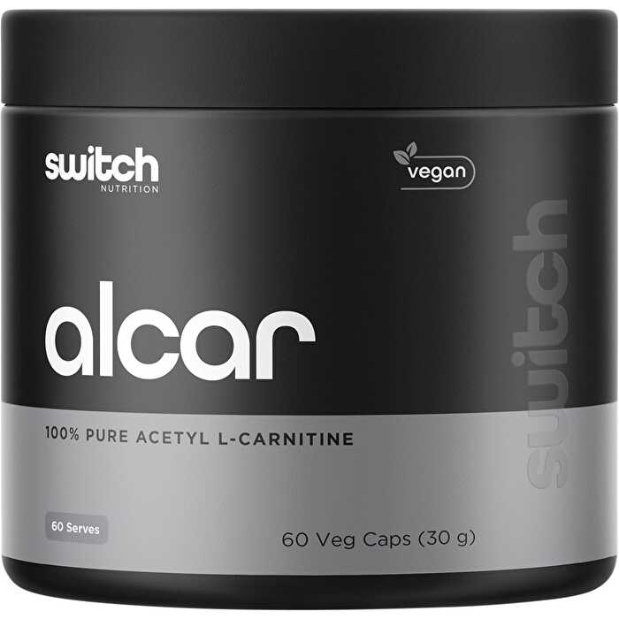 Switch Nutrition Alcar 100% Pure Acetyl L-Carnitine 60 Caps  Fresh Beauty  Co. New Zealand