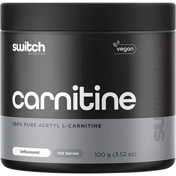 Switch Nutrition Carnitine 100% Pure Acetyl L-Carnitine Unflavoured 100g