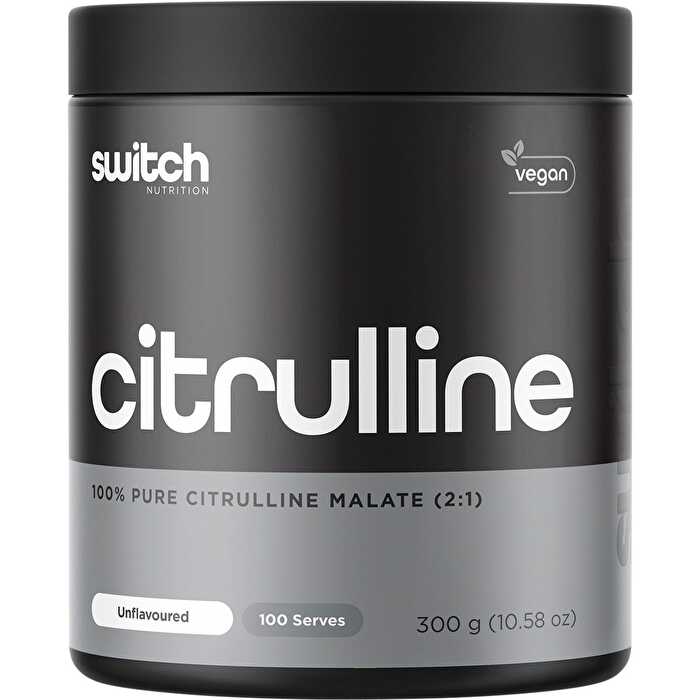 Switch Nutrition Citrulline 100% Pure Citrulline Unflavoured 300g