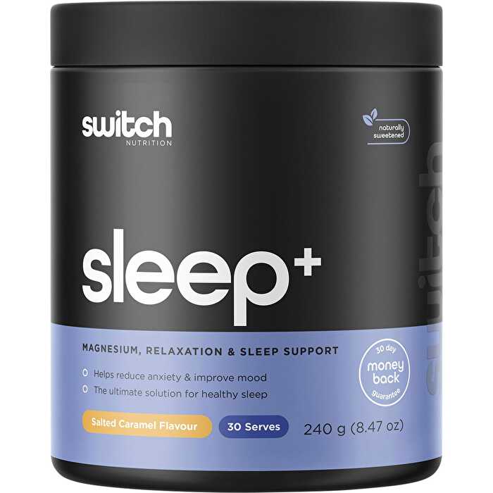 Switch Nutrition Sleep+ Magnesium Salted Caramel 240g