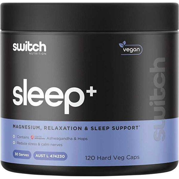 Switch Nutrition Sleep+ Magnesium 120 Caps