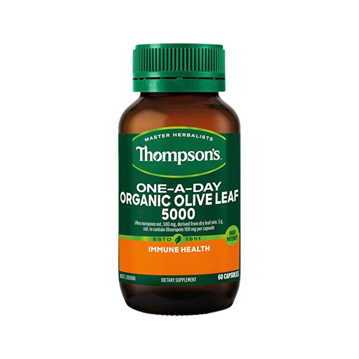 Thompsons Thompson's One-A-Day Organic Olive Leaf 5000 60c