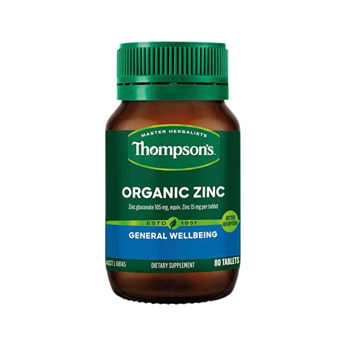 Thompsons Thompson's Organic Zinc 80t