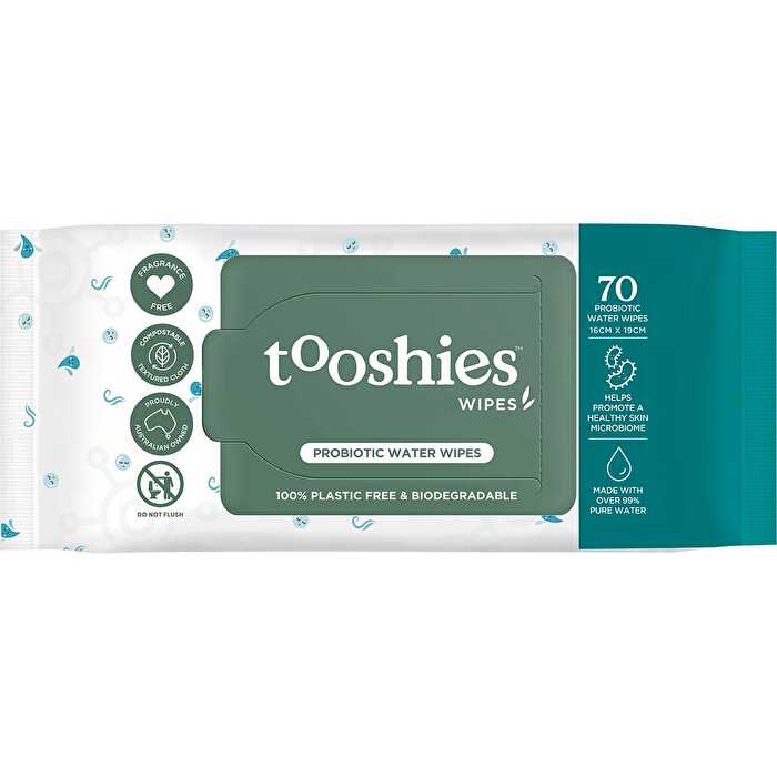 Tooshies Probiotic Water Wipes 70pk