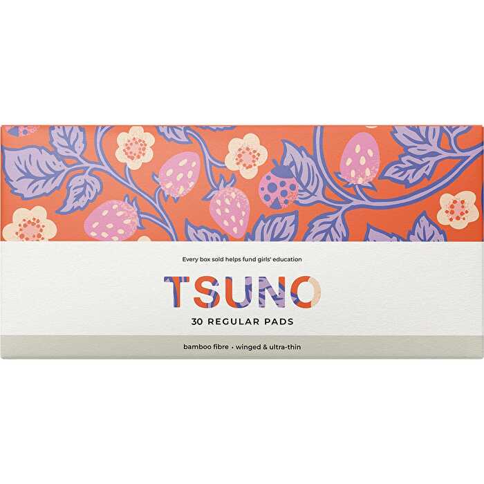 Tsuno Natural Bamboo Pads Regular Winged & Ultra Thin 30pk