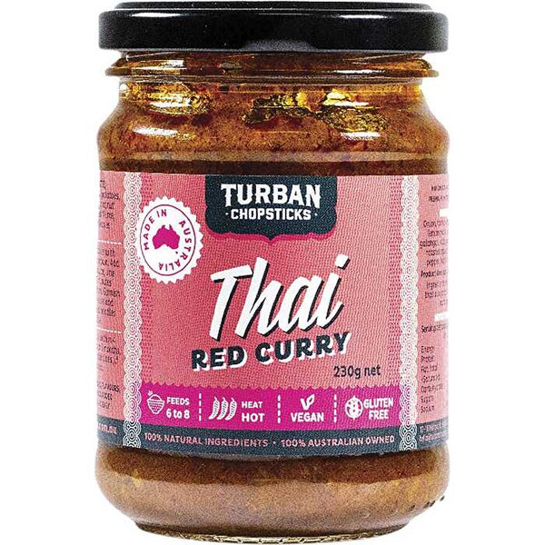 Turban Chopsticks Curry Paste Thai Red Curry 230g