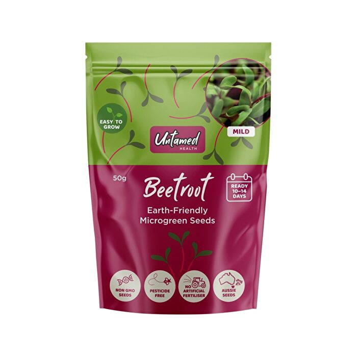 Untamed Health Microgreen Seeds Beetroot 50g