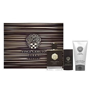 Vince Camuto Terra Extreme Man Set Eau De Parfum & Deo Stick 71g & Hair & Bw 150ml 100ml