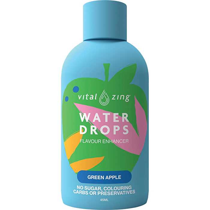 Vital Zing Water Drops Green Apple 45ml