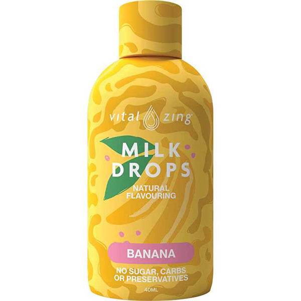 Vital Zing Milk Drops Banana 40ml